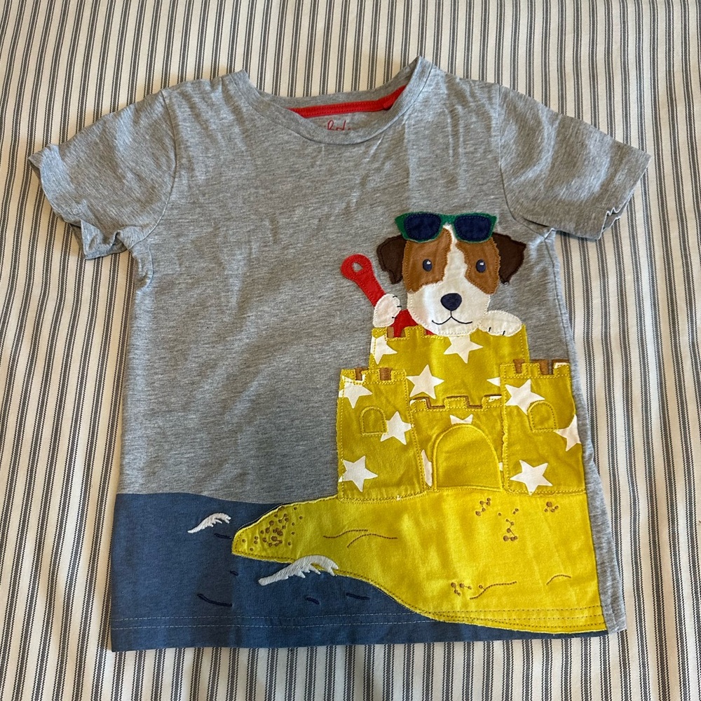 Mini Boden 4-5yr Appliqué Shirt